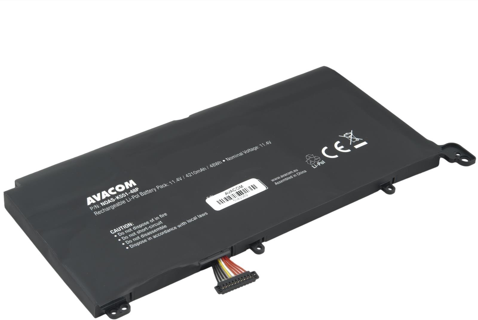 AVACOM Asus S551LA S551LB S551LN K551 Li-Pol 11,4V 4210mAh 48Wh