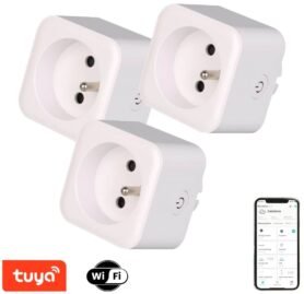 IMMAX NEO LITE Smart sada 3x vnitřní zásuvka v2 s kolíkem, typ E, WiFi