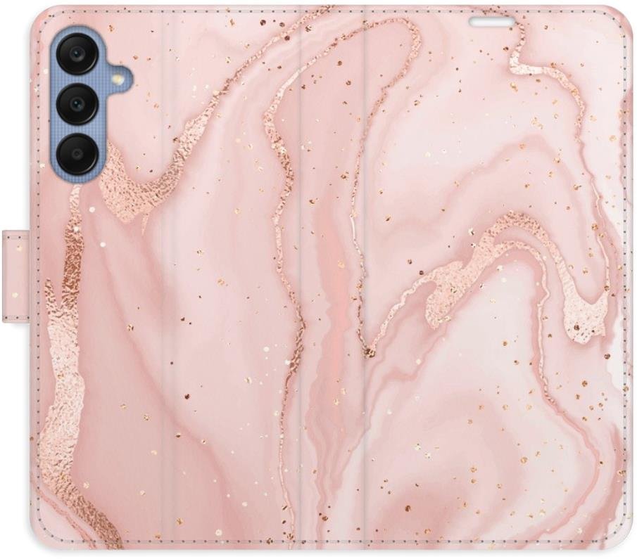 iSaprio Flip pouzdro RoseGold Marble pro Samsung Galaxy A25 5G