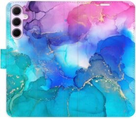 iSaprio Flip pouzdro BluePink Paint pro Samsung Galaxy A35 5G