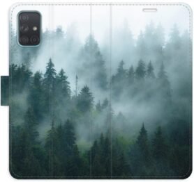 iSaprio Flip pouzdro Dark Forest pro Samsung Galaxy A71