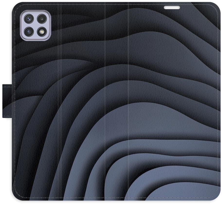 iSaprio Flip pouzdro Dark Waves pro Samsung Galaxy A22 5G