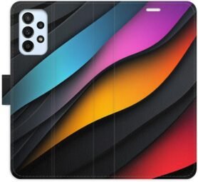 iSaprio Flip pouzdro Color Waves pro Samsung Galaxy A23 / A23 5G