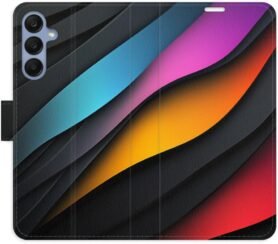 iSaprio Flip pouzdro Color Waves pro Samsung Galaxy A25 5G