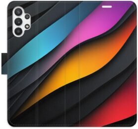 iSaprio Flip pouzdro Color Waves pro Samsung Galaxy A32 5G