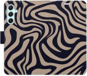 iSaprio Flip pouzdro Zebra Black 02 pro Samsung Galaxy A34 5G