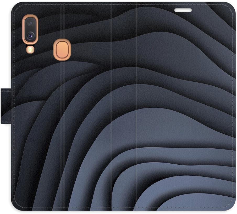 iSaprio Flip pouzdro Dark Waves pro Samsung Galaxy A40