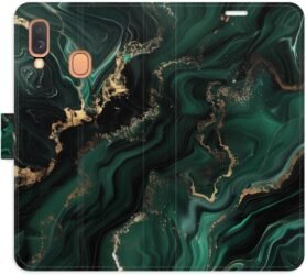 iSaprio Flip pouzdro Emerald 02 pro Samsung Galaxy A40