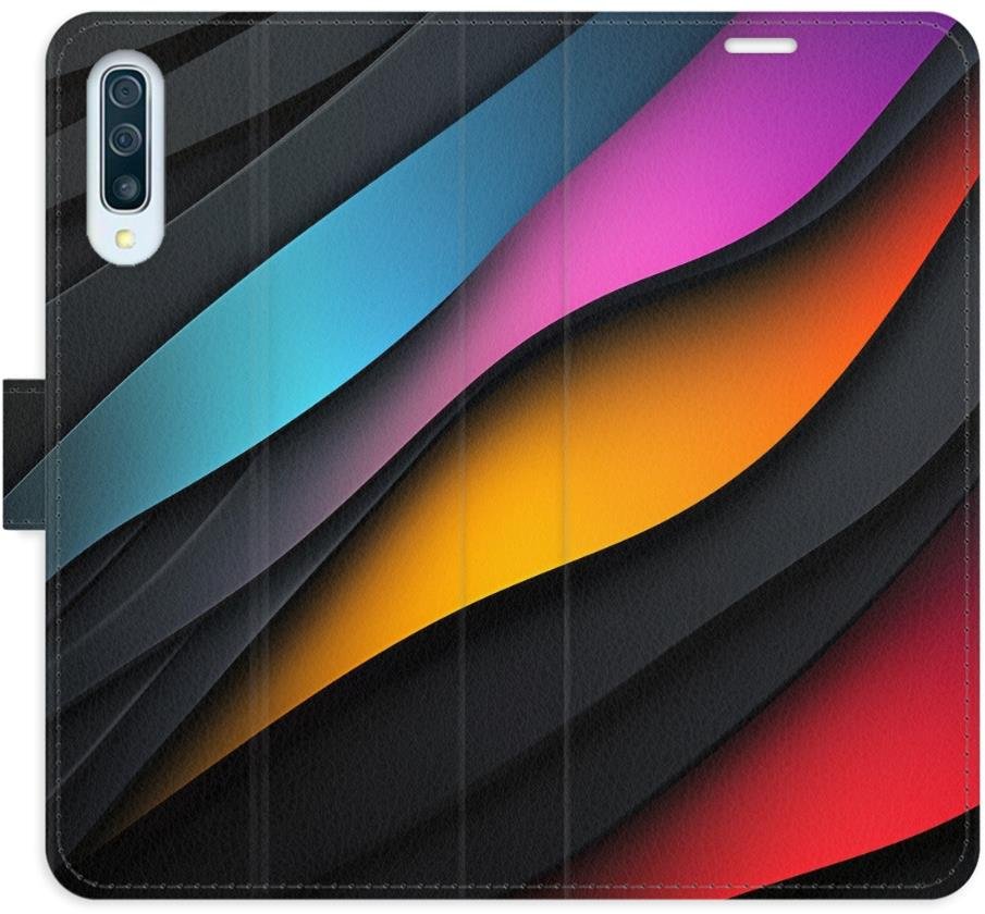 iSaprio Flip pouzdro Color Waves pro Samsung Galaxy A50