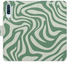 iSaprio Flip pouzdro Zebra Green 02 pro Samsung Galaxy A50