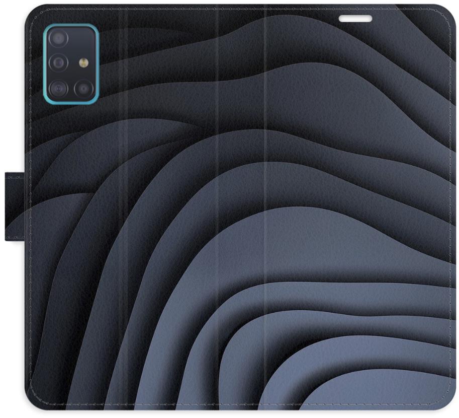 iSaprio Flip pouzdro Dark Waves pro Samsung Galaxy A51