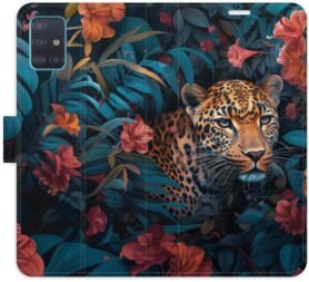iSaprio Flip pouzdro Flower Jaguar 02 pro Samsung Galaxy A51