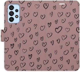 iSaprio Flip pouzdro Heart Dark 02 pro Samsung Galaxy A53 5G