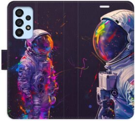 iSaprio Flip pouzdro Neon Astronaut 02 pro Samsung Galaxy A53 5G