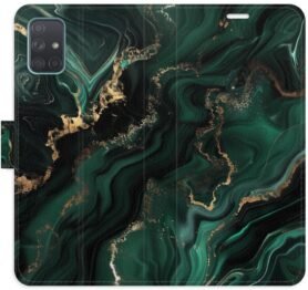 iSaprio Flip pouzdro Emerald 02 pro Samsung Galaxy A71