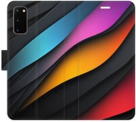 iSaprio Flip pouzdro Color Waves pro Samsung Galaxy S20