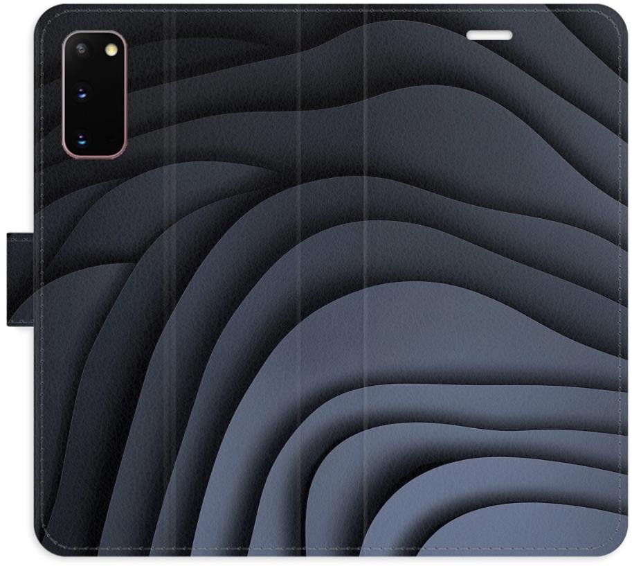 iSaprio Flip pouzdro Dark Waves pro Samsung Galaxy S20