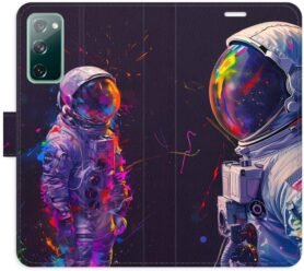 iSaprio Flip pouzdro Neon Astronaut 02 pro Samsung Galaxy S20 FE