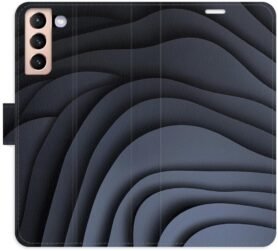 iSaprio Flip pouzdro Dark Waves pro Samsung Galaxy S21