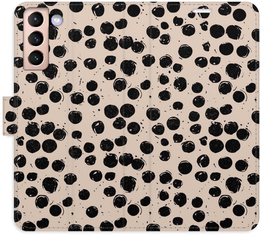 iSaprio Flip pouzdro Dotted 02 pro Samsung Galaxy S21