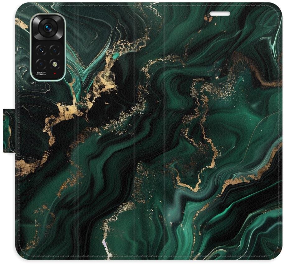 iSaprio Flip pouzdro Emerald 02 pro Xiaomi Redmi Note 11 / Note 11S