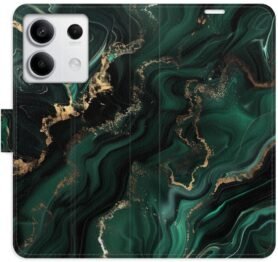iSaprio Flip pouzdro Emerald 02 pro Xiaomi Redmi Note 13 5G