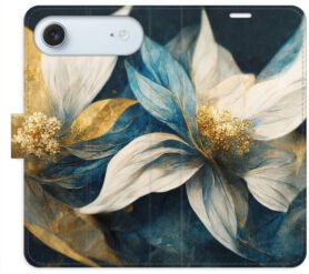 iSaprio Flip pouzdro Gold Flowers pro iPhone 17 Air