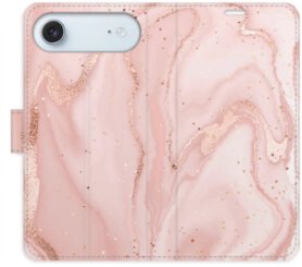 iSaprio Flip pouzdro RoseGold Marble pro iPhone 17 Air