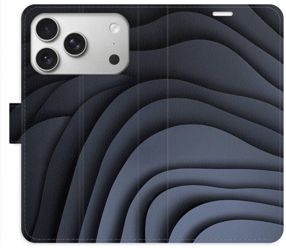 iSaprio Flip pouzdro Dark Waves pro iPhone 17 Pro