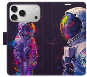 iSaprio Flip pouzdro Neon Astronaut 02 pro iPhone 17 Pro Max
