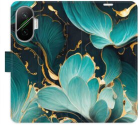 iSaprio Flip pouzdro Blue Flowers 02 pro Poco F7