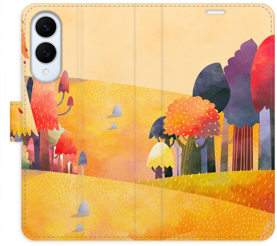 iSaprio Flip pouzdro Autumn Forest pro Samsung Galaxy S25 Edge