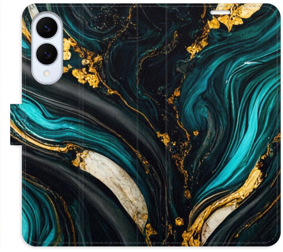 iSaprio Flip pouzdro Dark Paint pro Samsung Galaxy S25 Edge