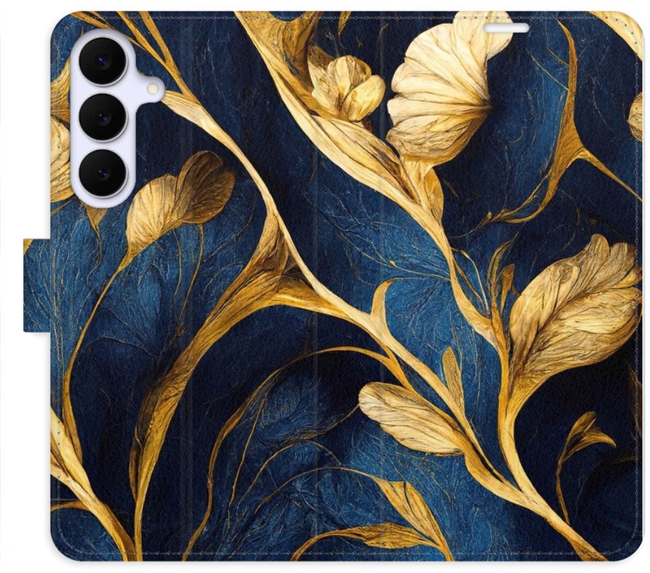 iSaprio Flip pouzdro GoldBlue pro Samsung Galaxy S25 FE