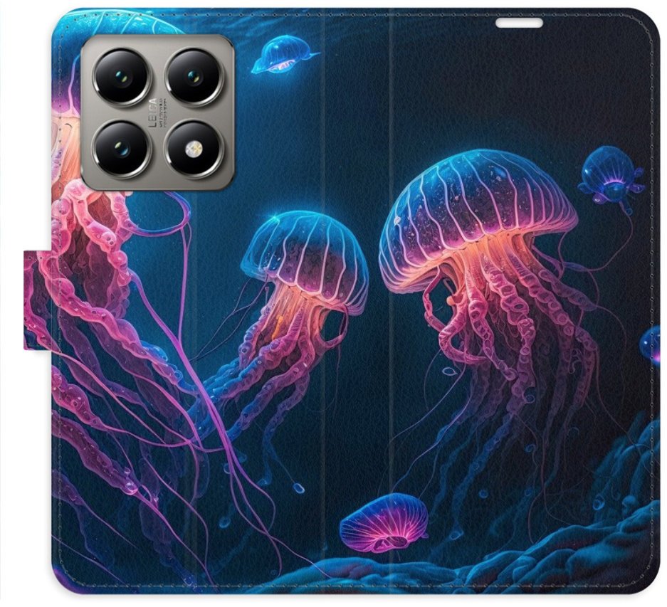 iSaprio Flip pouzdro Jellyfish pro Xiaomi 14T