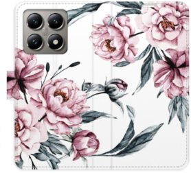 iSaprio Flip pouzdro Pink Flowers pro Xiaomi 14T