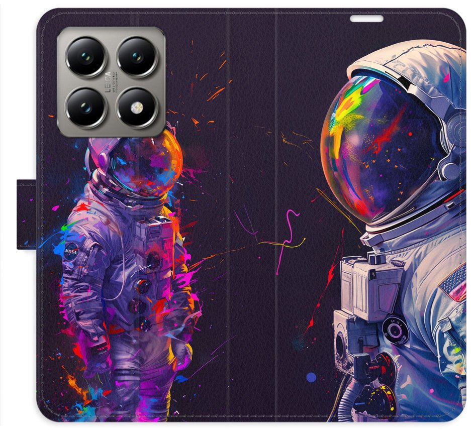 iSaprio Flip pouzdro Neon Astronaut 02 pro Xiaomi 14T