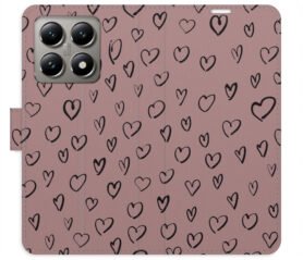 iSaprio Flip pouzdro Heart Dark 02 pro Xiaomi 14T Pro