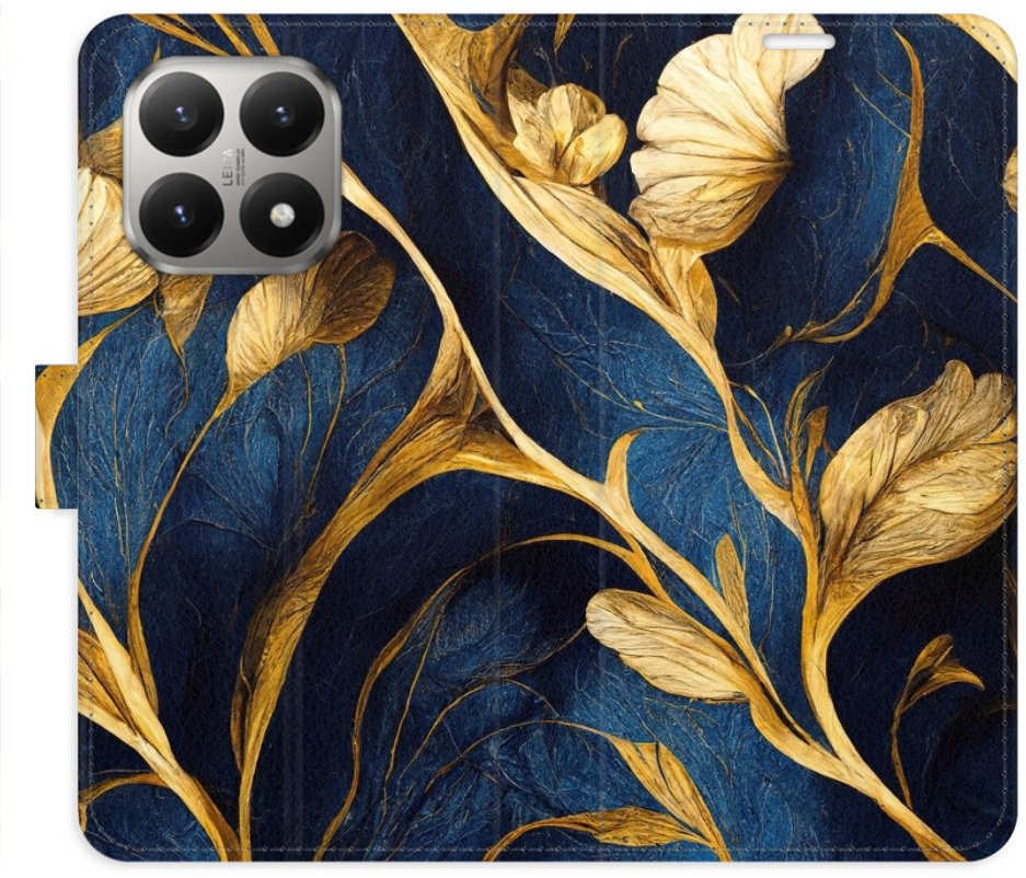 iSaprio Flip pouzdro GoldBlue pro Xiaomi 15T