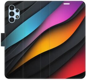iSaprio Flip pouzdro Color Waves pro Samsung Galaxy A13 / A13 5G