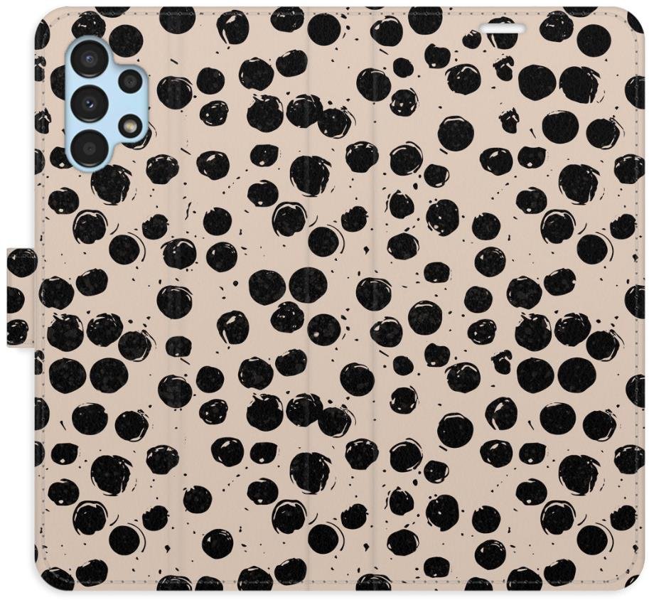 iSaprio Flip pouzdro Dotted 02 pro Samsung Galaxy A13 / A13 5G
