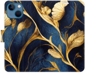 iSaprio flip pouzdro GoldBlue pro iPhone 13 mini