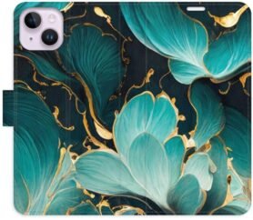 iSaprio flip pouzdro Blue Flowers 02 pro iPhone 14 Plus