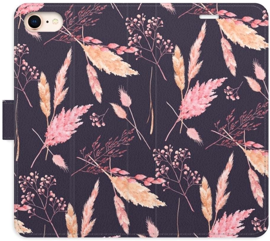 iSaprio flip pouzdro Ornamental Flowers 02 pro iPhone 7/8/SE 2020