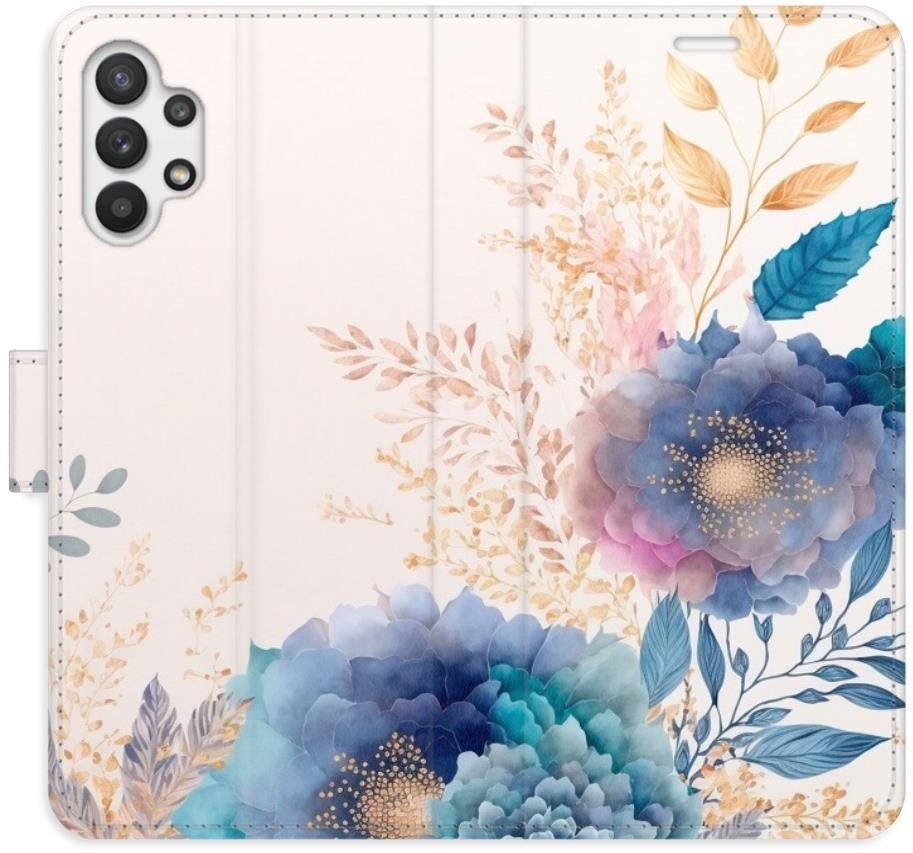 iSaprio flip pouzdro Ornamental Flowers 03 pro Samsung Galaxy A32 5G