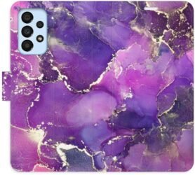 iSaprio flip pouzdro Purple Marble pro Samsung Galaxy A33 5G