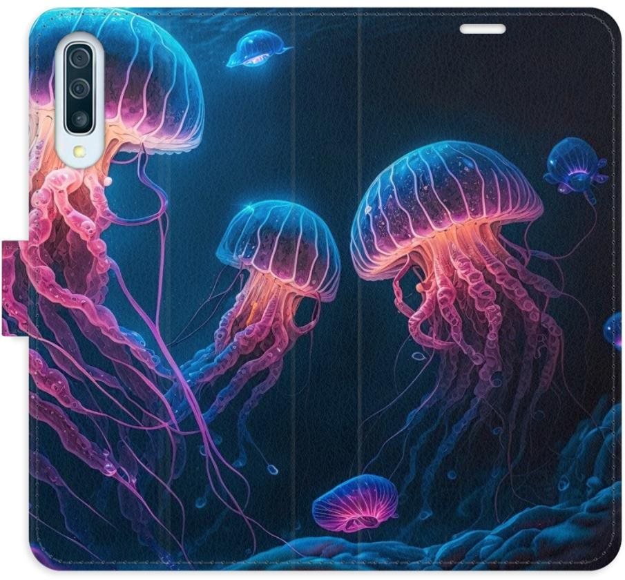 iSaprio flip pouzdro Jellyfish pro Samsung Galaxy A50