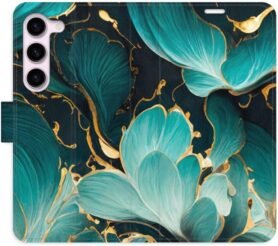 iSaprio flip pouzdro Blue Flowers 02 pro Samsung Galaxy S23 5G