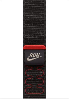 Apple Watch 46mm Midnight Black provlékací sportovní řemínek Nike