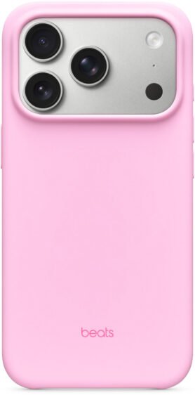 Apple Kryt Beats na iPhone 17 Pro s MagSafe a ovladačem fotoaparátu oblázkově růžový